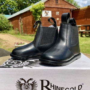 Rhinegold black jodhpur boots